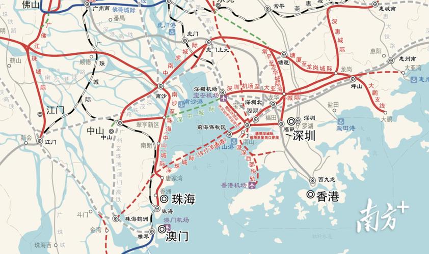 粤港澳城际铁路获批-