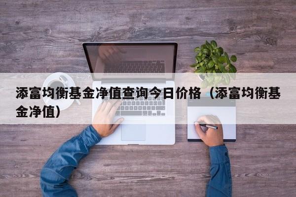 添富均衡-添富均衡基金净值