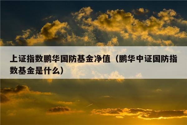 160630-160630鹏华国防基金