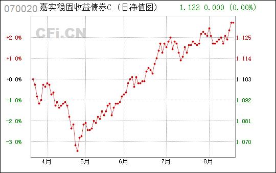 嘉实稳固收益债券-嘉实稳固收益债券好不好