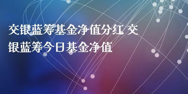 交银蓝筹基金-交银蓝筹基金今日净值519695