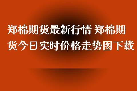 郑棉期货-郑棉期货实时行情