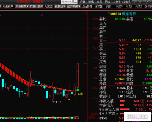 600868股票行情-600868股票行情走势